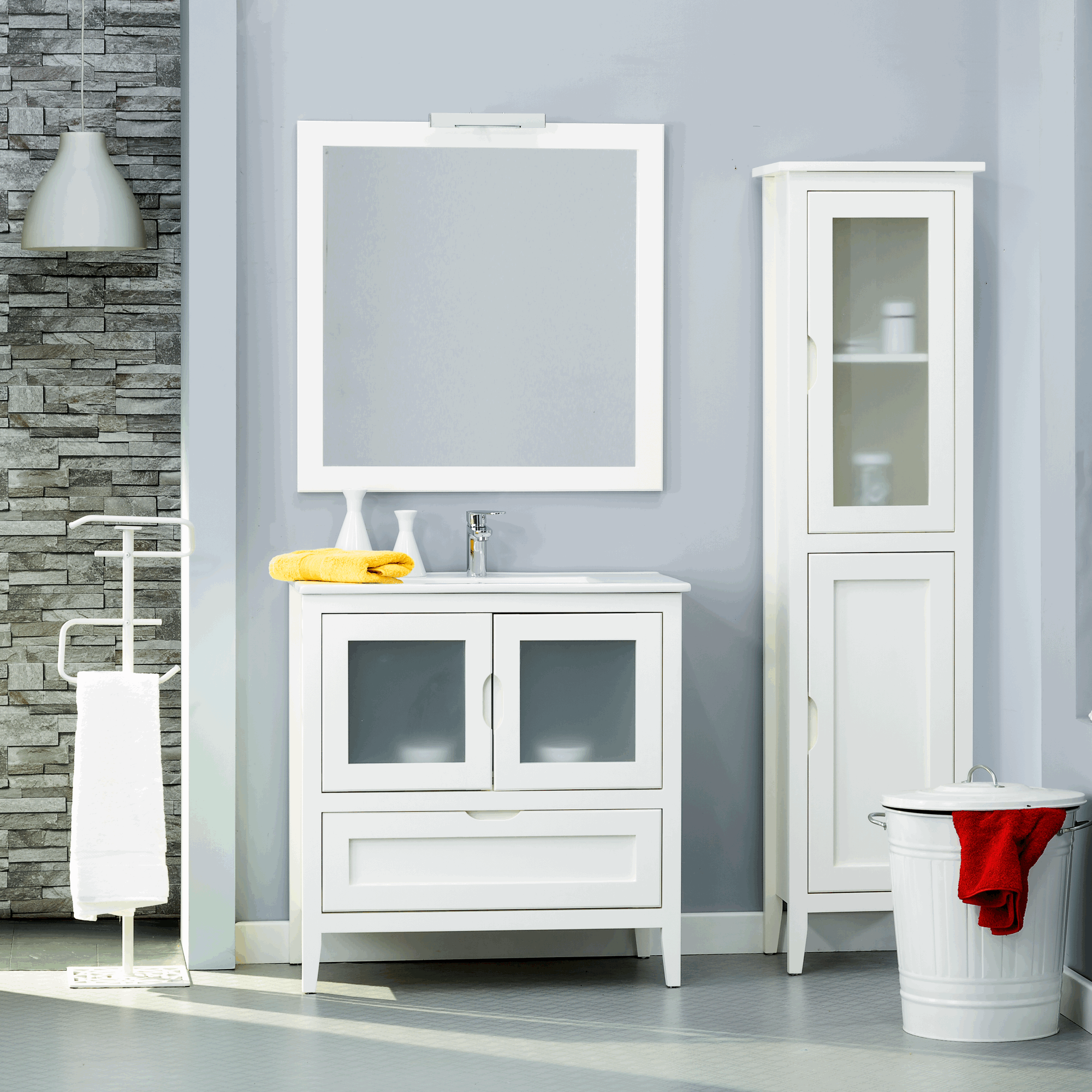Leon-80-Blanco-I.gif Mueble de Baño Rústico Leva 60, 70, 80 y 90 cm - Imagen 1