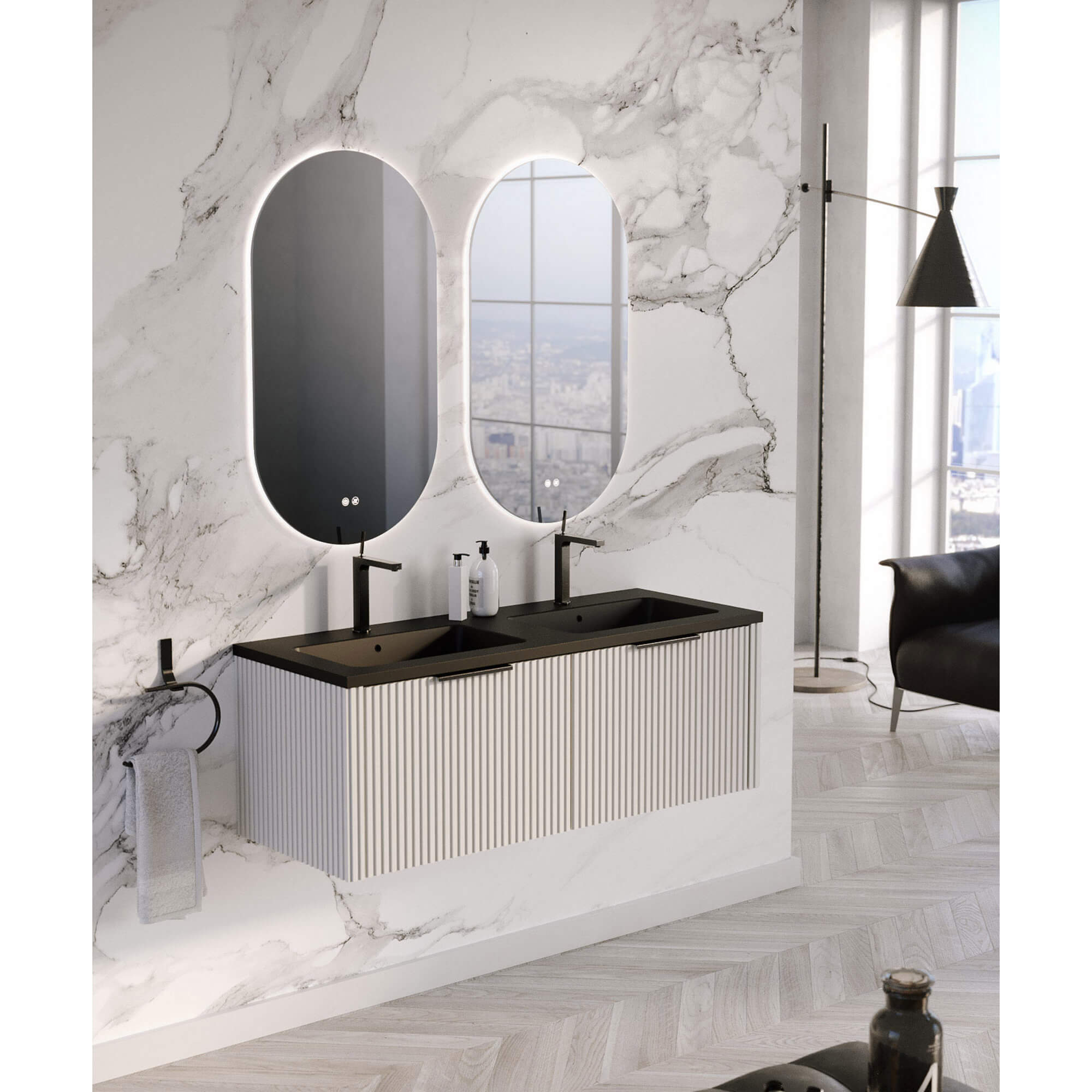 Muebles Doha T3 Mueble de Baño Doha T3 Encastrado - Imagen 1